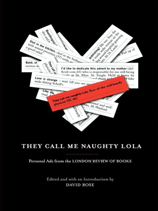 Title details for They Call Me Naughty Lola by David Rose - Wait list